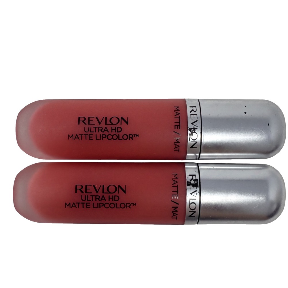 2 Pack Revlon Ultra HD Matte Lipcolor 620 Flirtation Flirt 0.2 Fl Oz / 5.9 ml